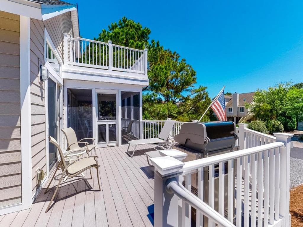 Deck off living area