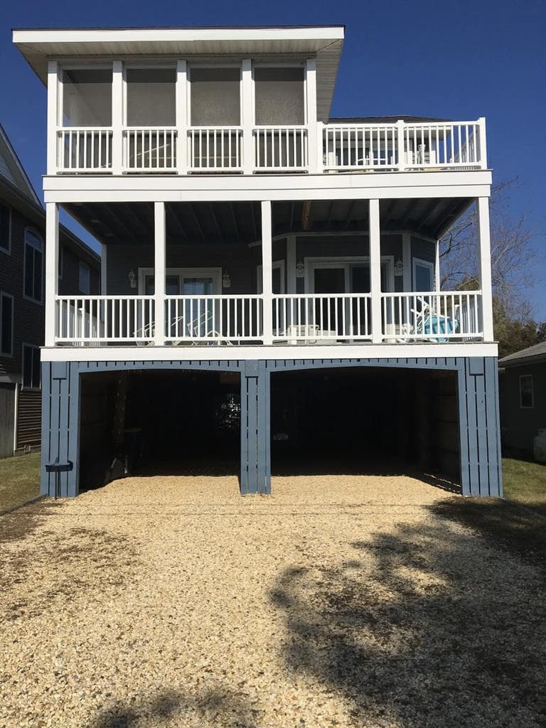 Property front - 6 car driveway